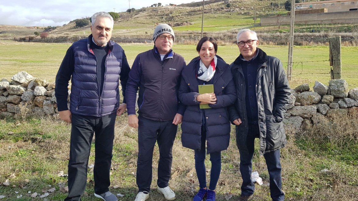 Lara Arias visita Golf Valderrey