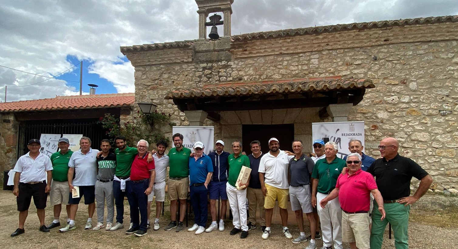 José Luis Marfil vencedor del torneo bodegas Rejadorada celebrado en Golf Valderrey