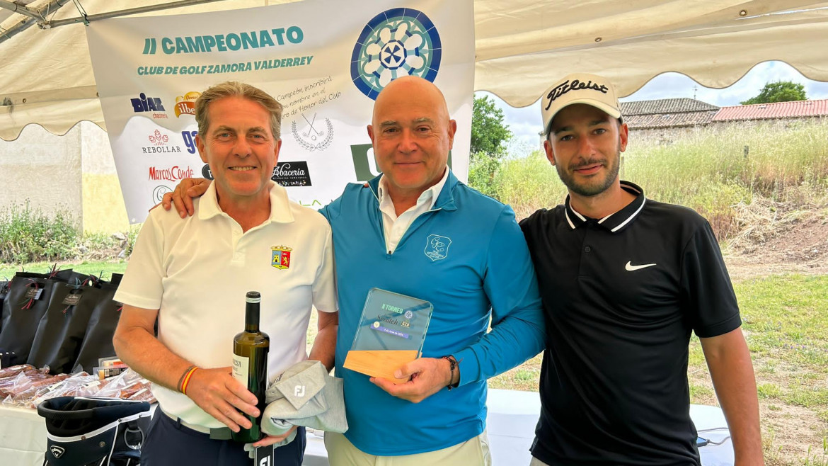 Osorio Pinillla inscribe su nombre en el cuadro de honor del  campeonato del CGZVGOLF ZAMORA VALDERREY