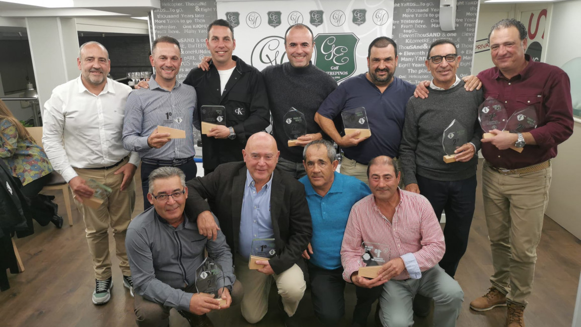 El Campo de Golf Valderrey entrega los trofeos de la temporada de competición 2024